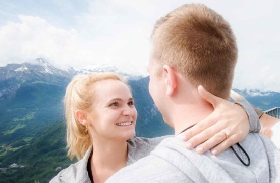 Surprise wedding proposal in Switzerland