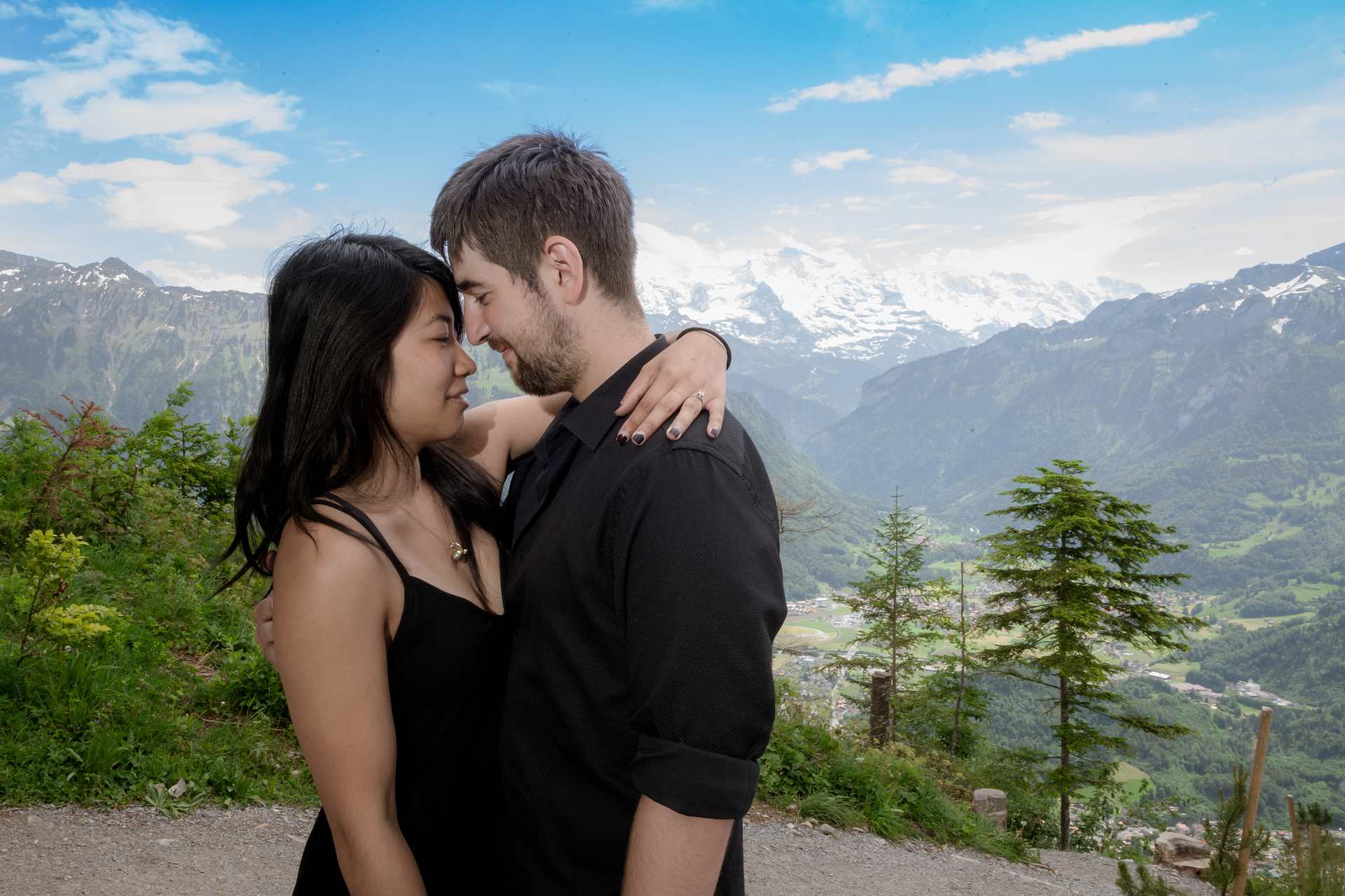 Surprise engagement on the Harder Kulm