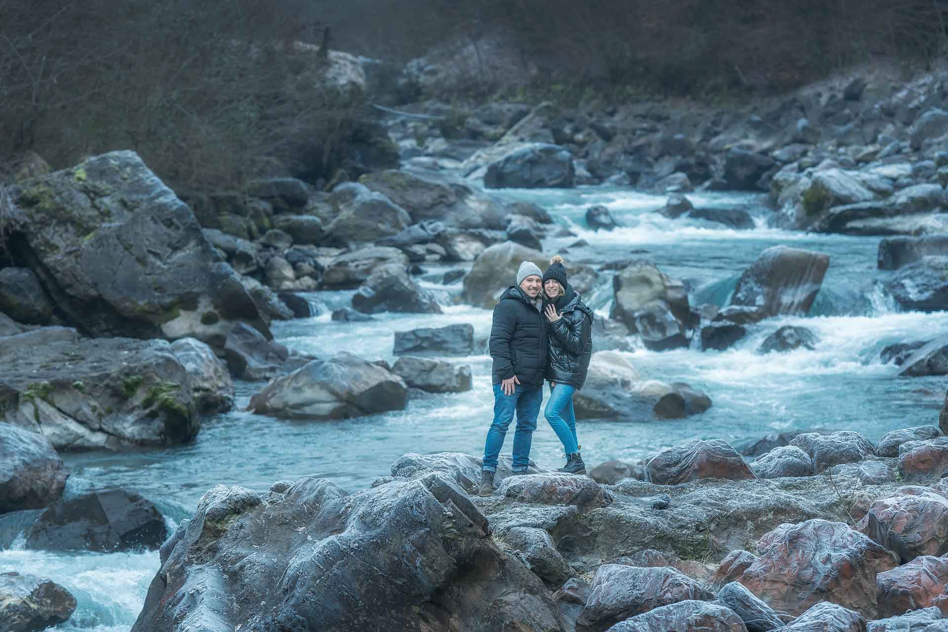 Surprise Engagement near Interlaken, Switzerland