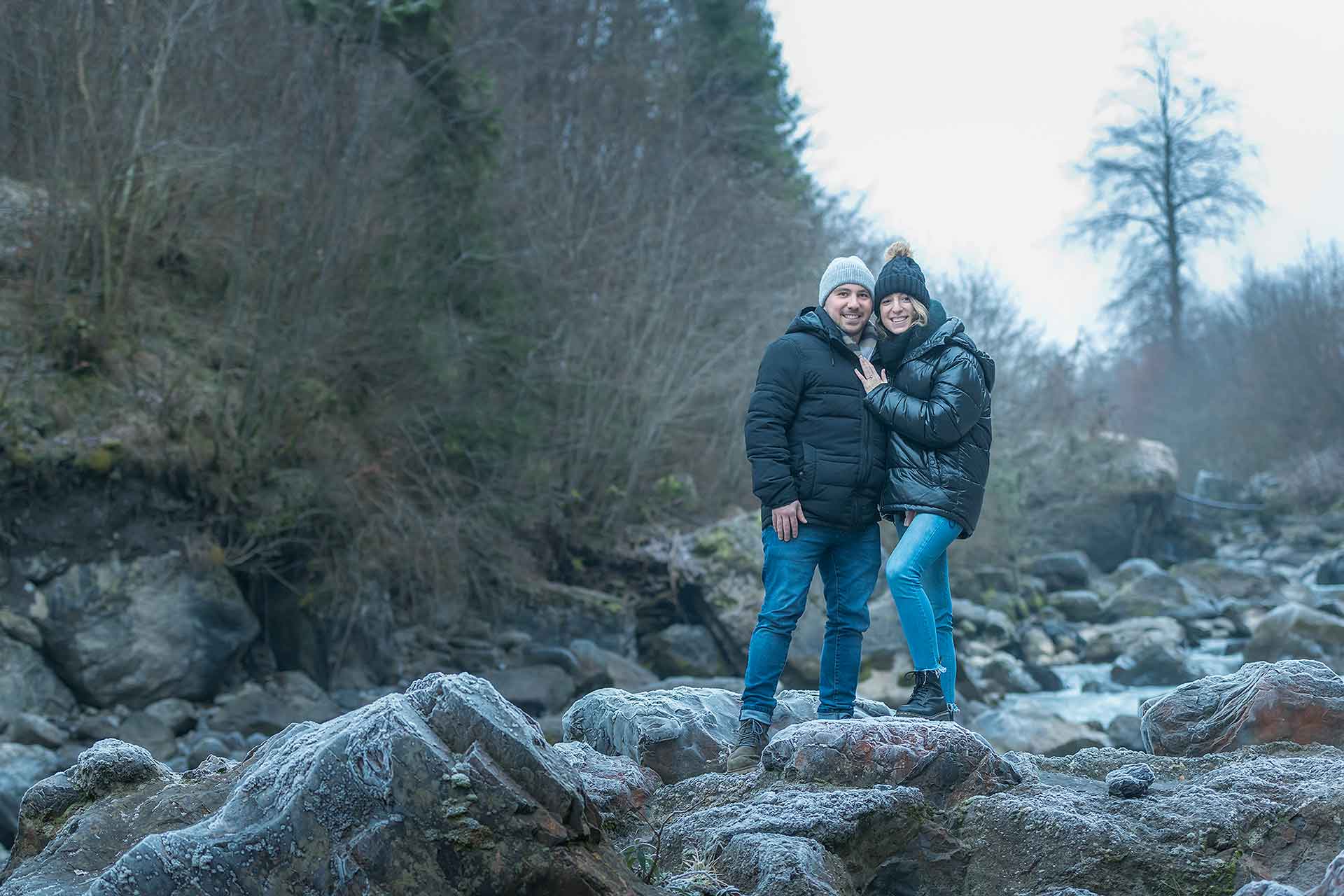 Surprise Engagement near Interlaken, Switzerland