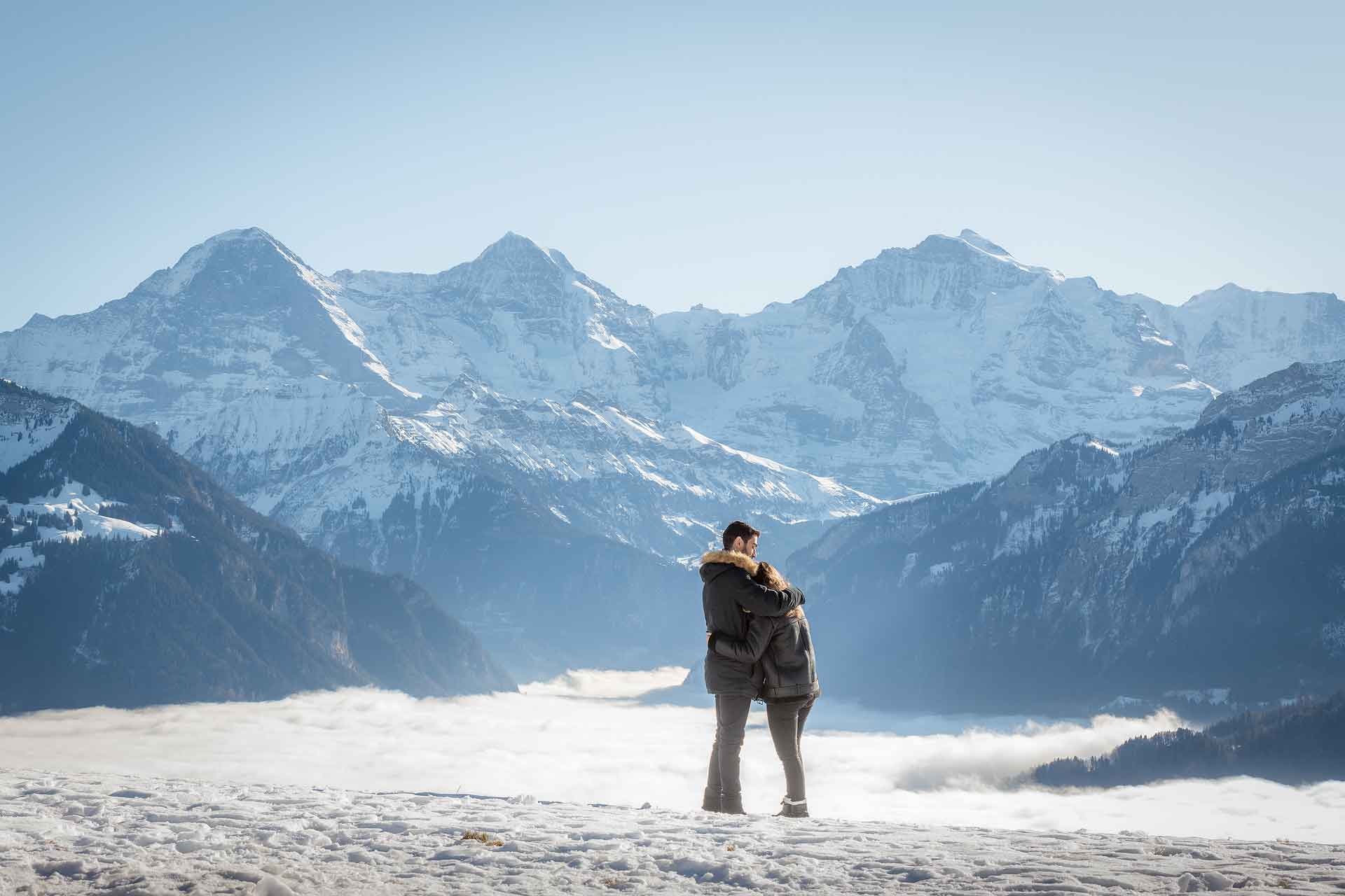 Surprise Engagement above the clouds