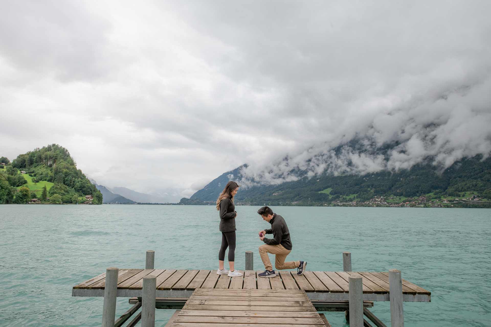 Surprise Engagement in Interlaken, Switzerland