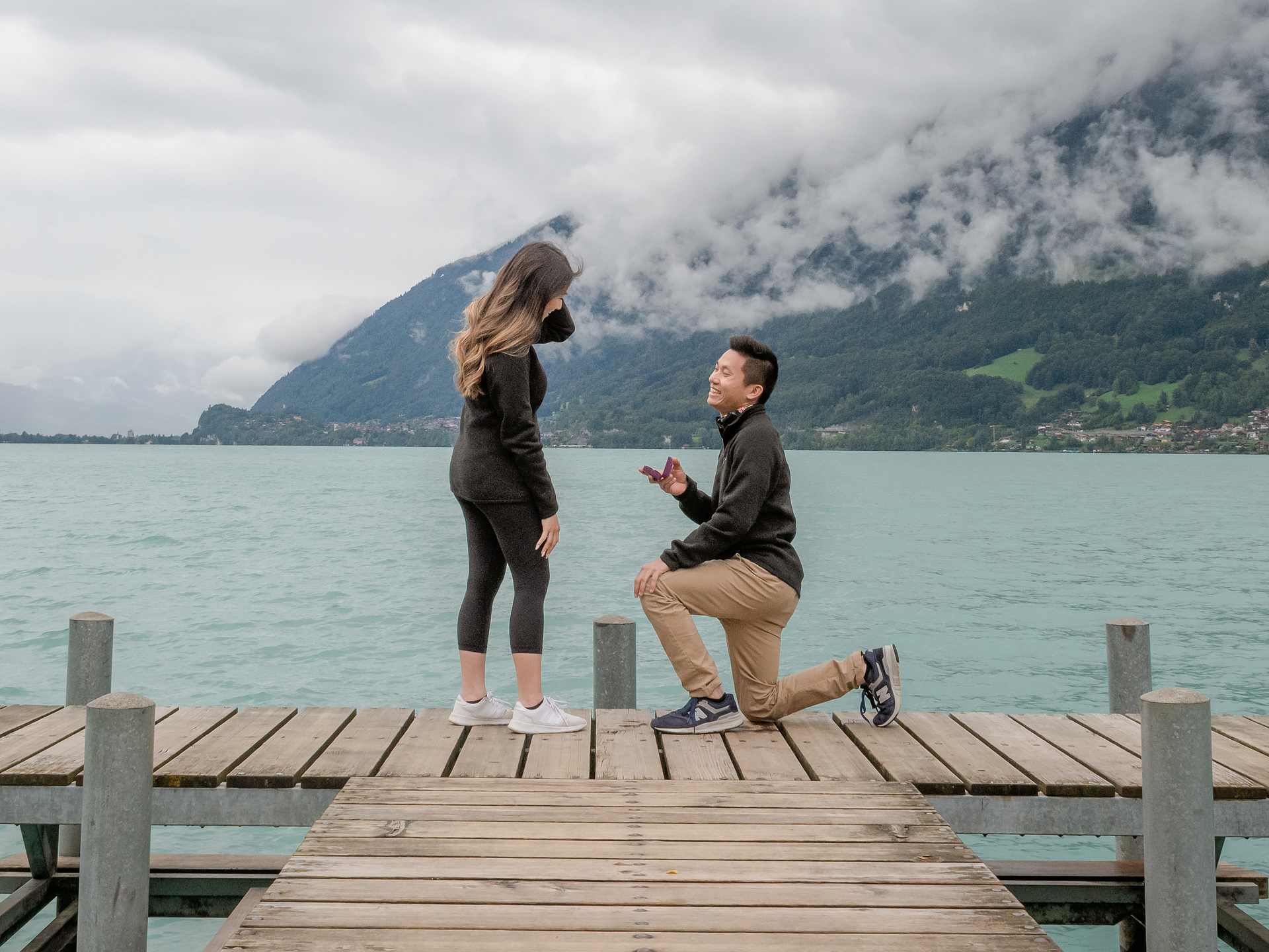 Surprise Engagement in Interlaken, Switzerland