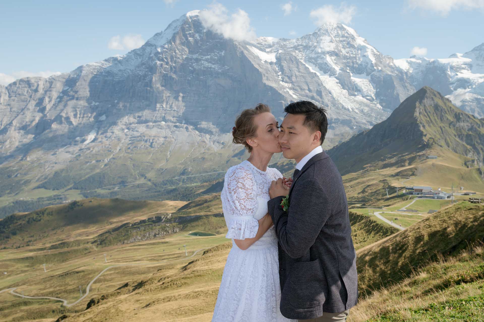 After Wedding Photo Shoot in Swiss Alps