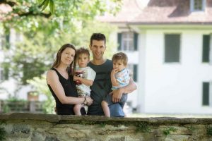 Family photo shoot in Interlaken