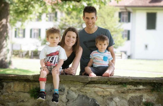 Family photo shoot in Interlaken