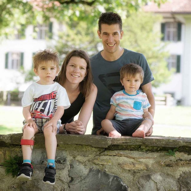 Family photo shoot in Interlaken