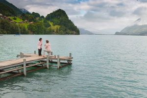 Couples photo shoot in Iseltwald, Switzerland