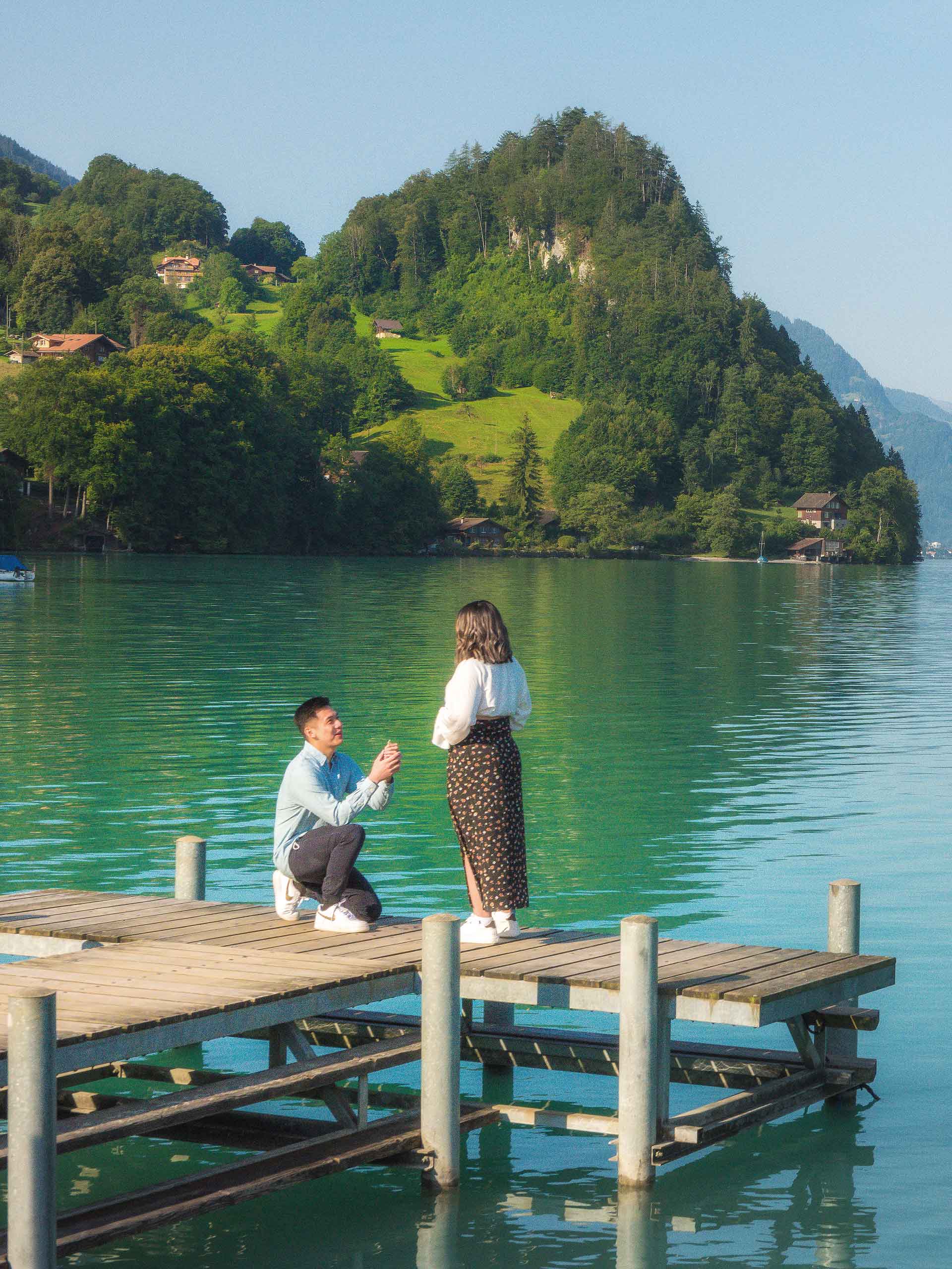 Marriage proposal on a Crash Landing On You film location