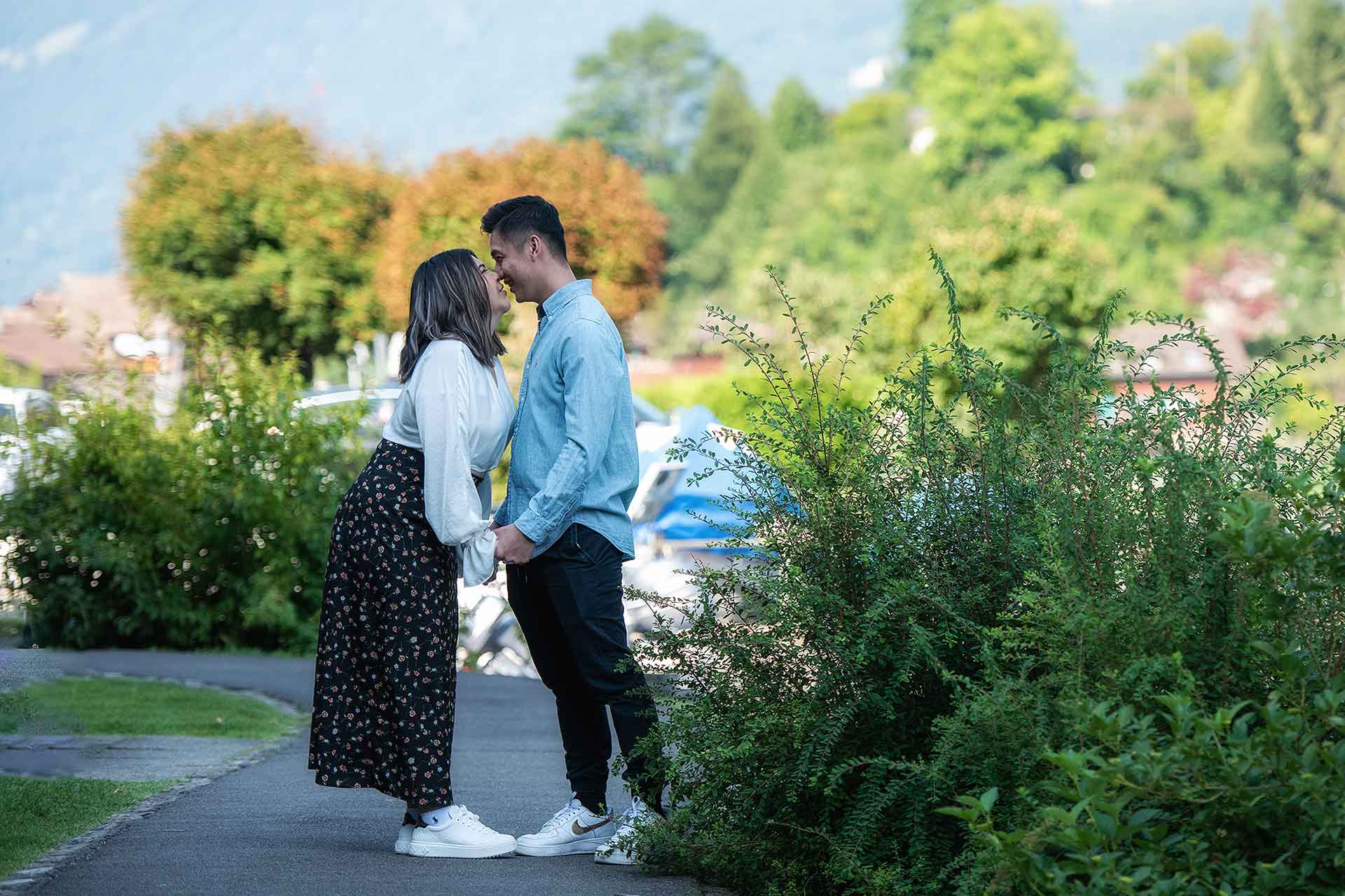 Marriage proposal on a Crash Landing On You film location