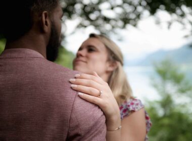 Wedding proposal in Giessbach