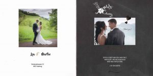 After Wedding thank you card