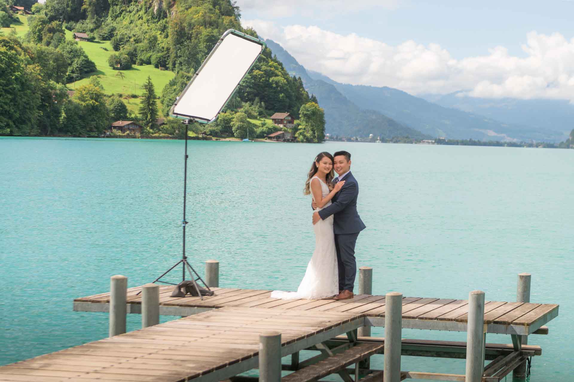 After Wedding Photo Shoot near Interlaken