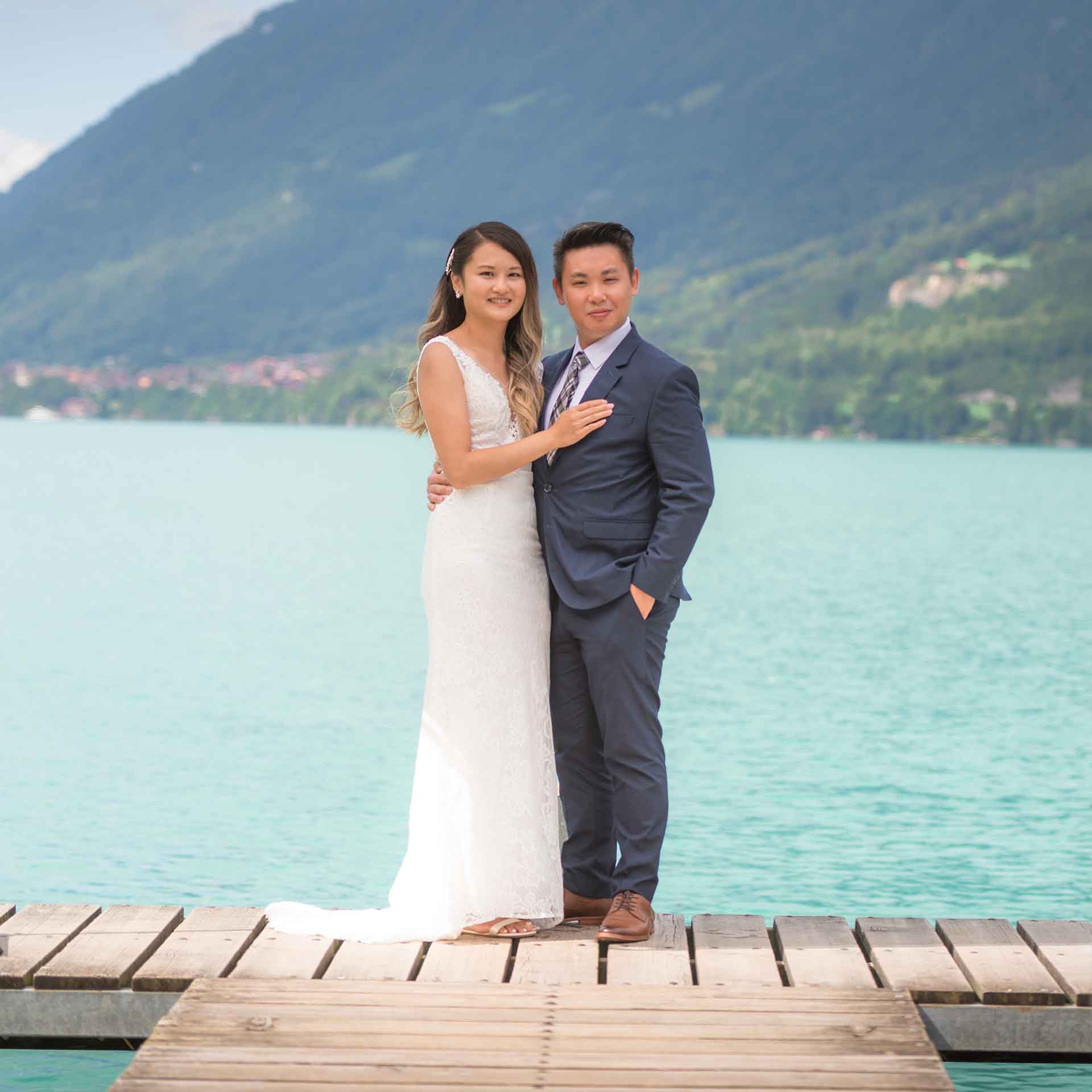 After Wedding Photo Shoot near Interlaken