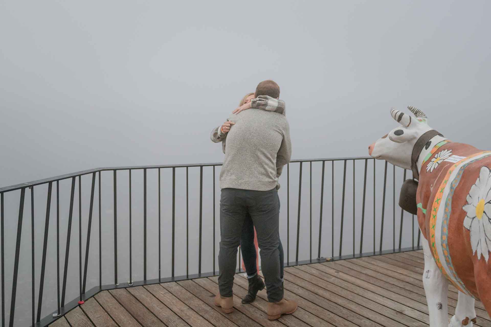 Surprise Engagement Harder Kulm Interlaken