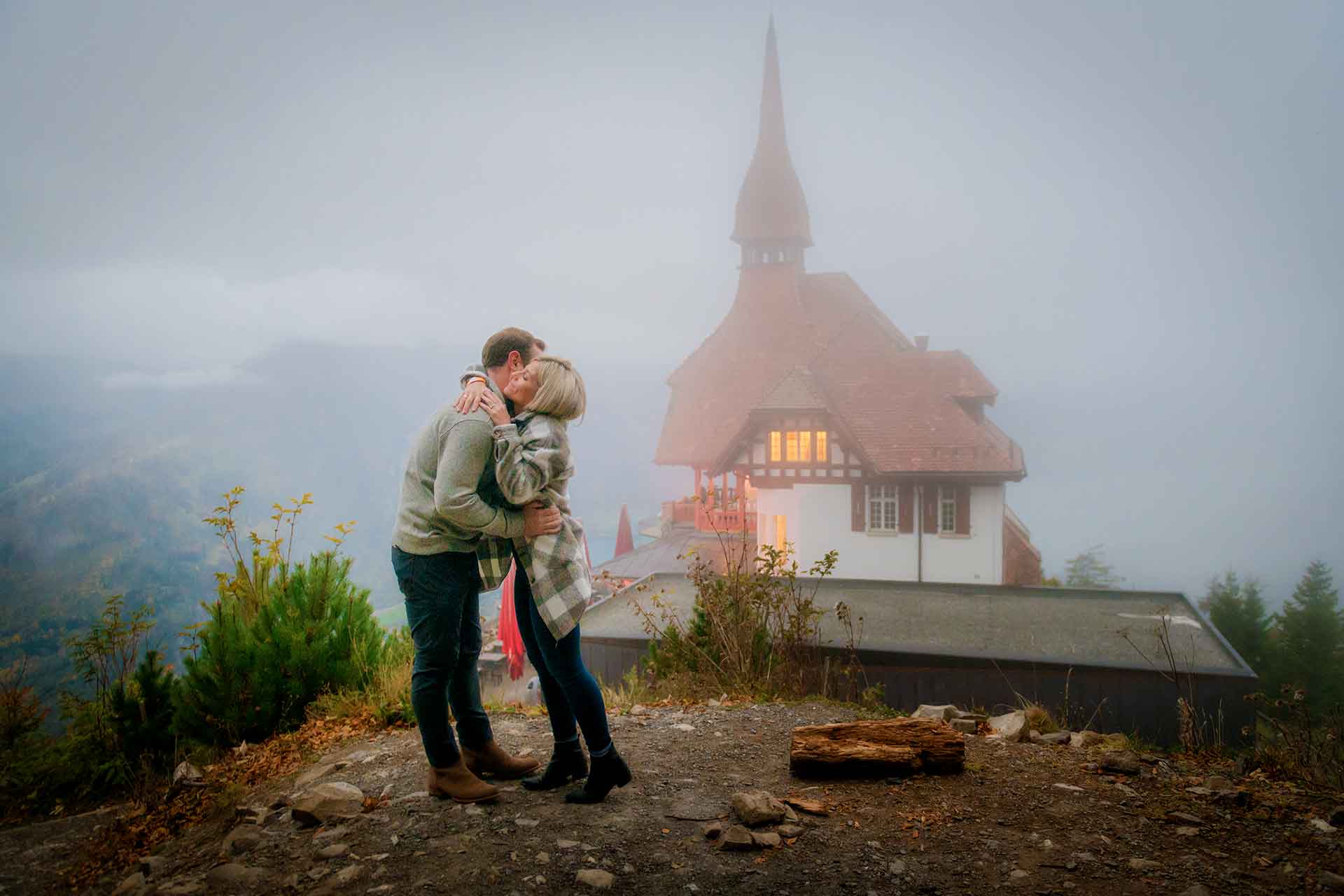 Surprise Engagement Harder Kulm Interlaken