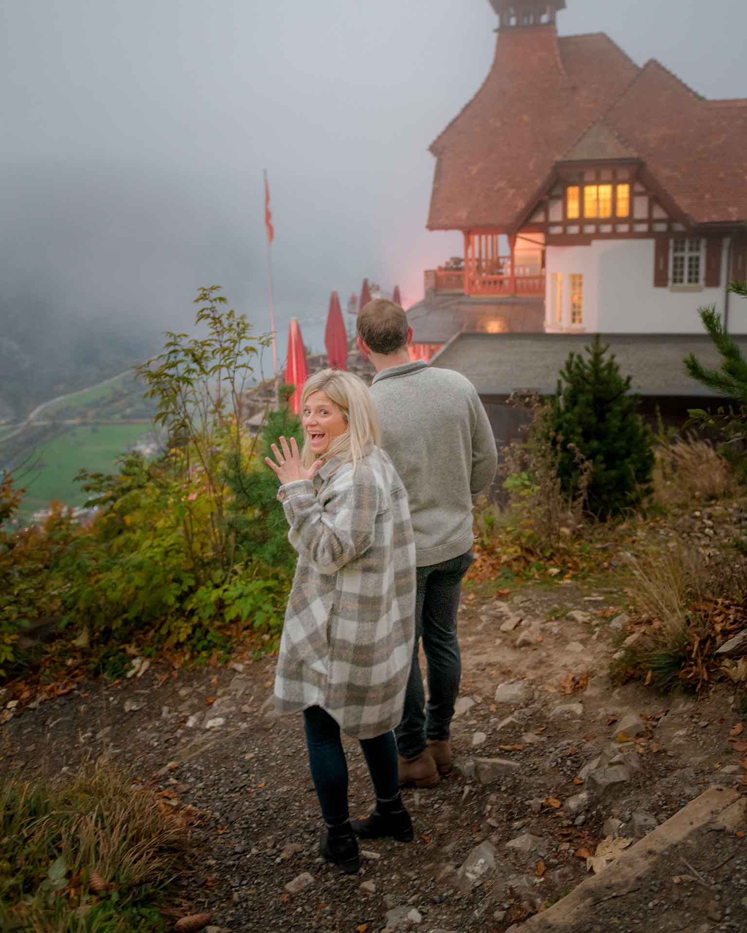 Surprise Engagement Harder Kulm Interlaken