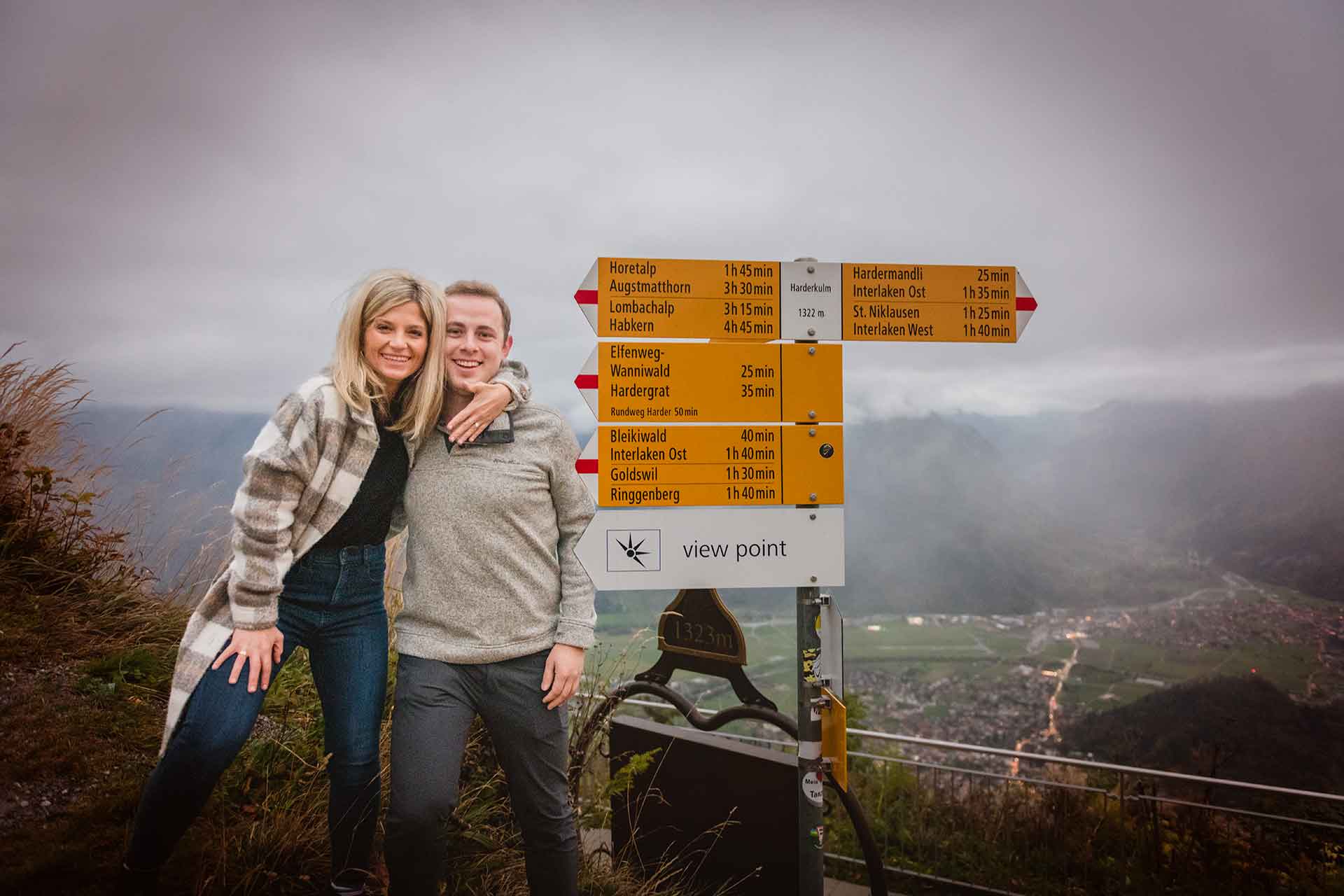 Surprise Engagement Harder Kulm Interlaken