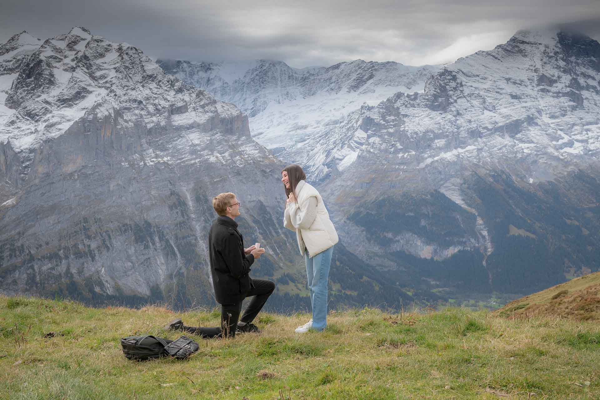 Surprise Engagement Grindelwald First