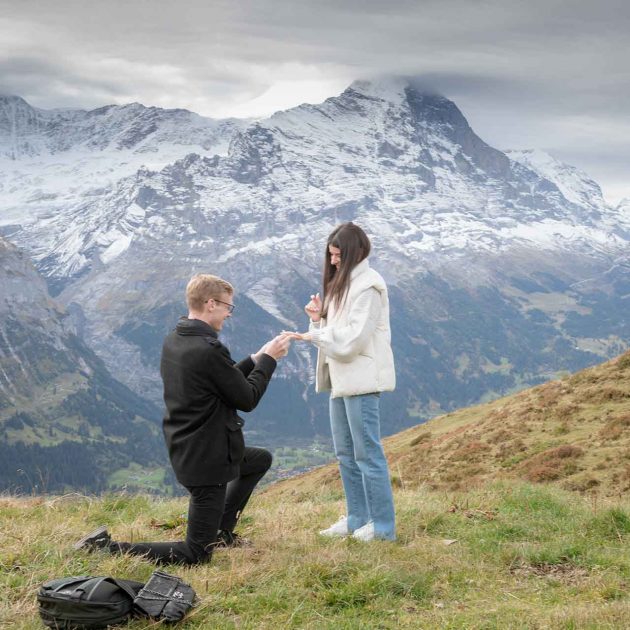 Surprise Engagement Grindelwald First
