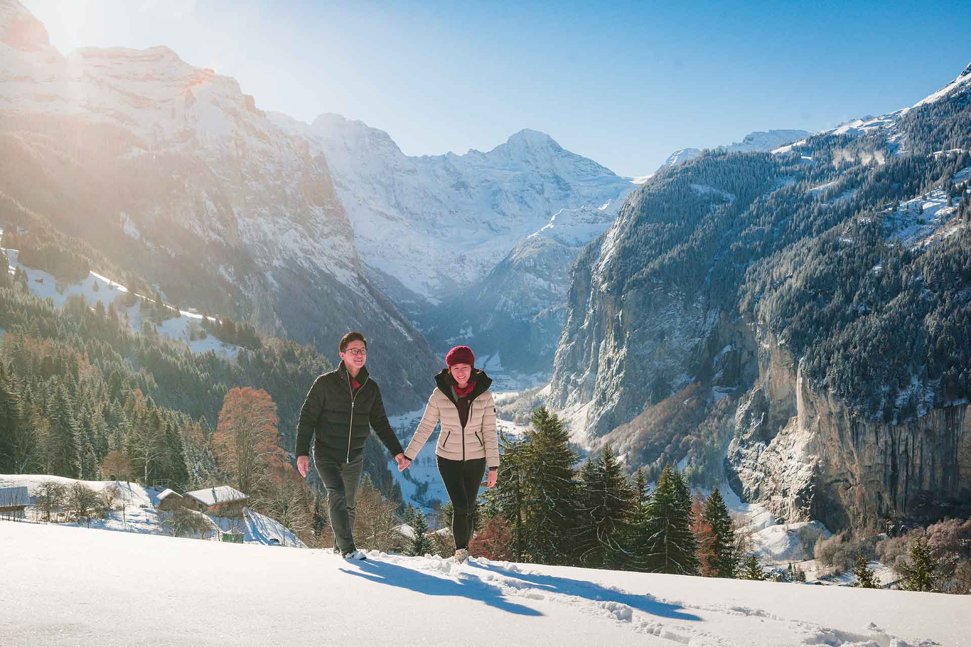 Engagement Photo Shoot Lauterbrunnen, Switzerland