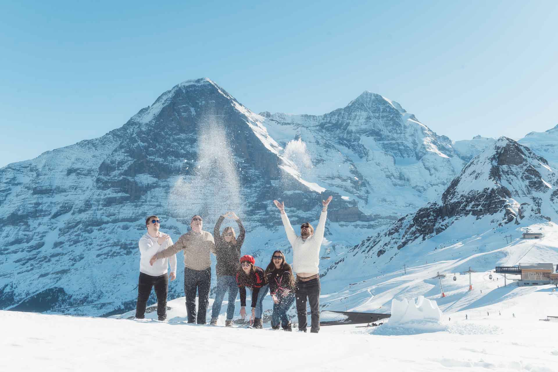 Family Photo Shoot on Männlichen Mountain