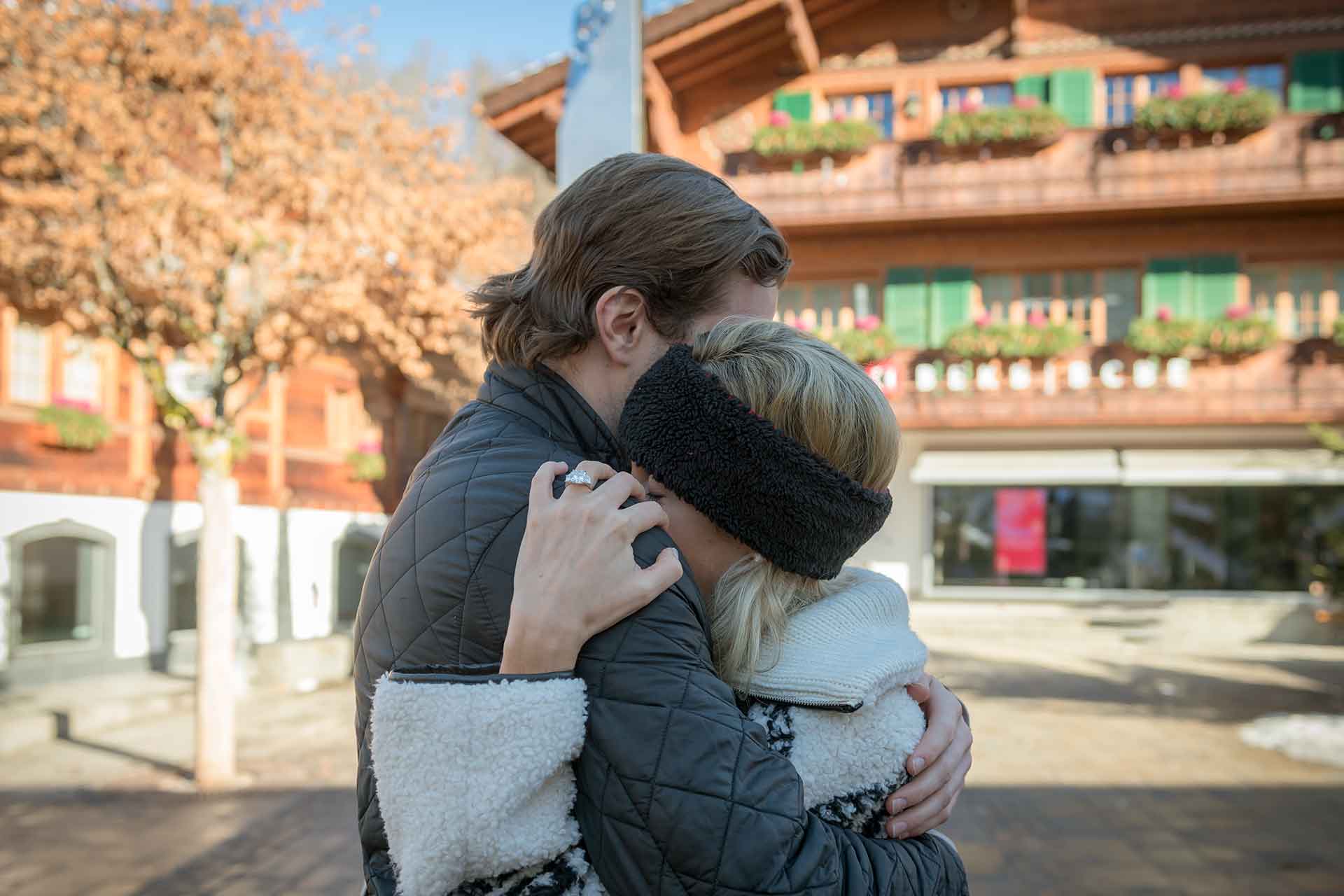 Gstaad Photographer for a Surprise Engagement