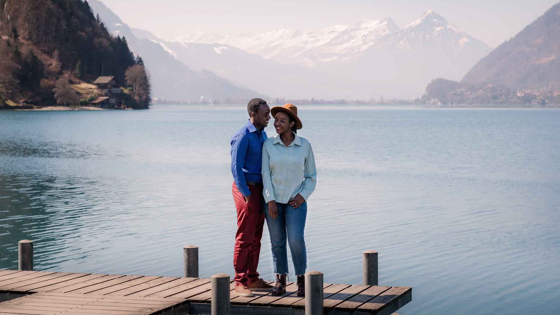 Couples photo shoot in Interlaken