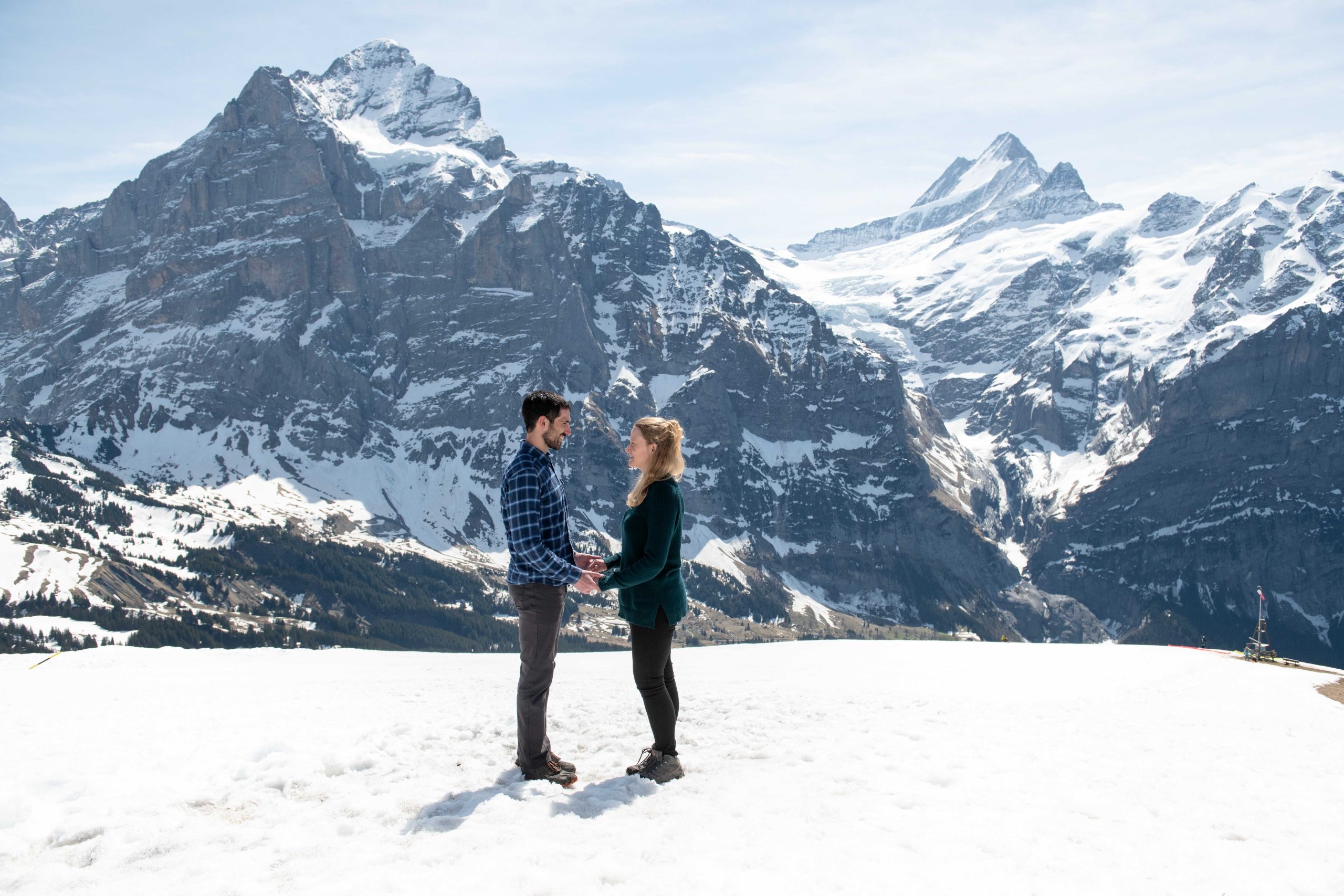 Couple photo shoot in Grindelwald