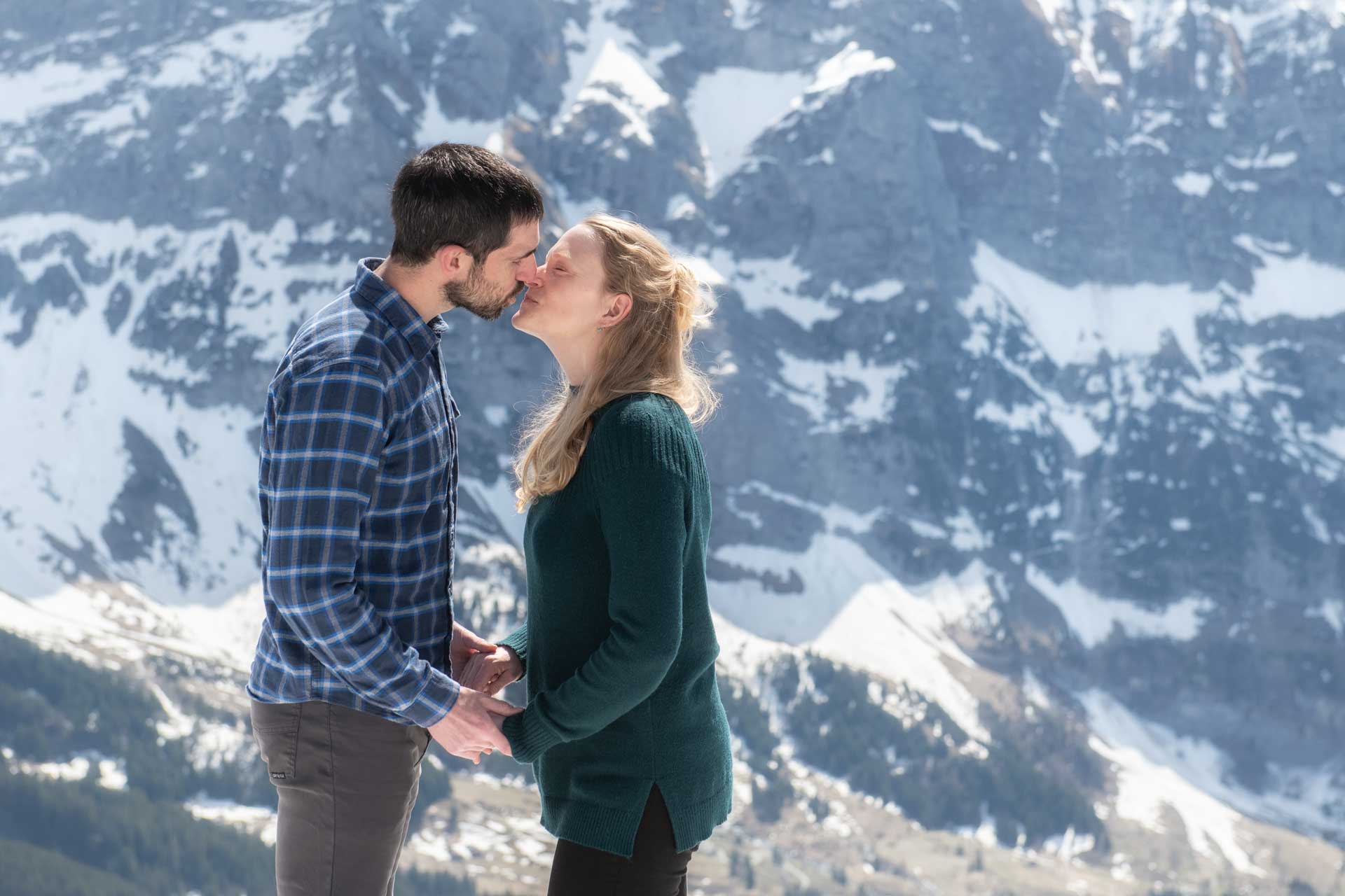 Couple photo shoot in Grindelwald