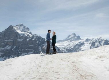 Couples photo shoot in Grindelwald