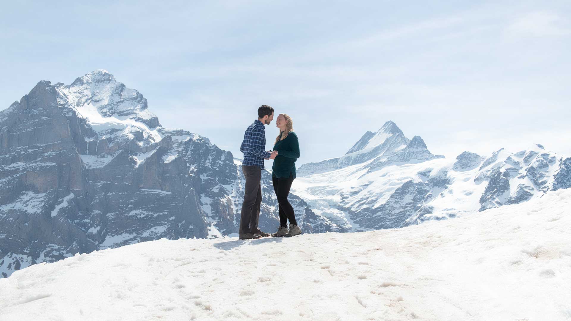 Couple photo shoot in Grindelwald