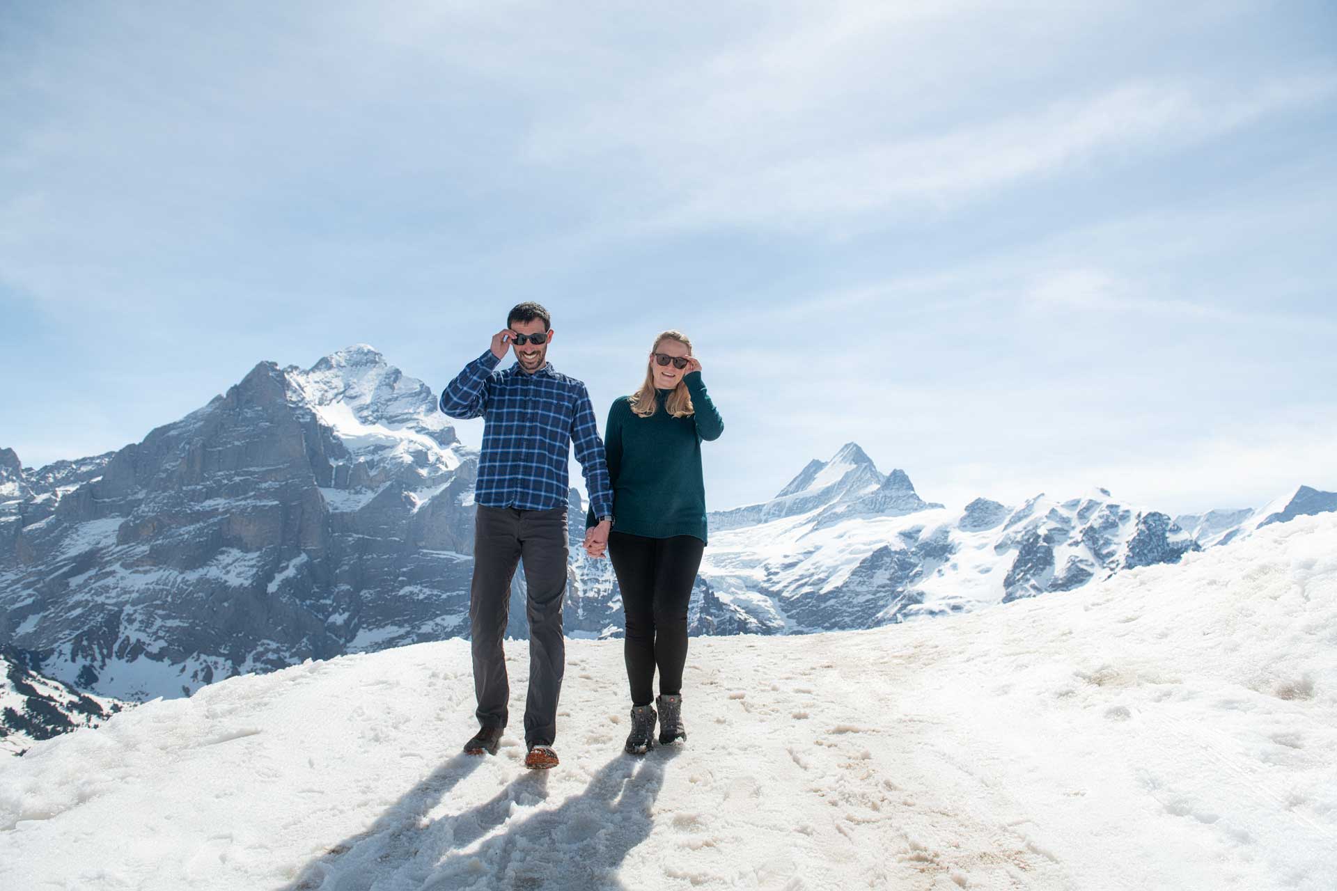 Couple photo shoot in Grindelwald