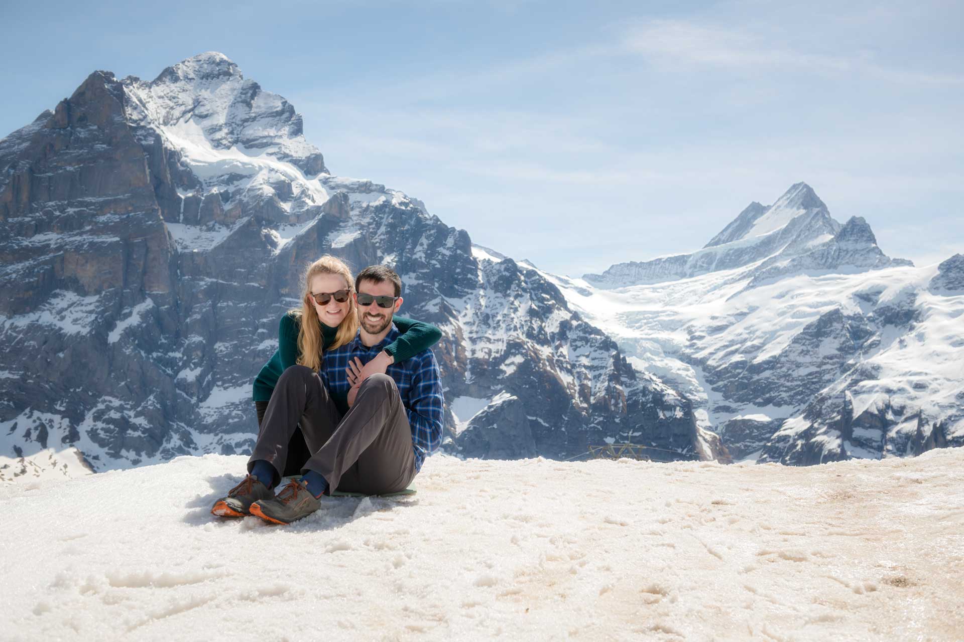 Couple photo shoot in Grindelwald