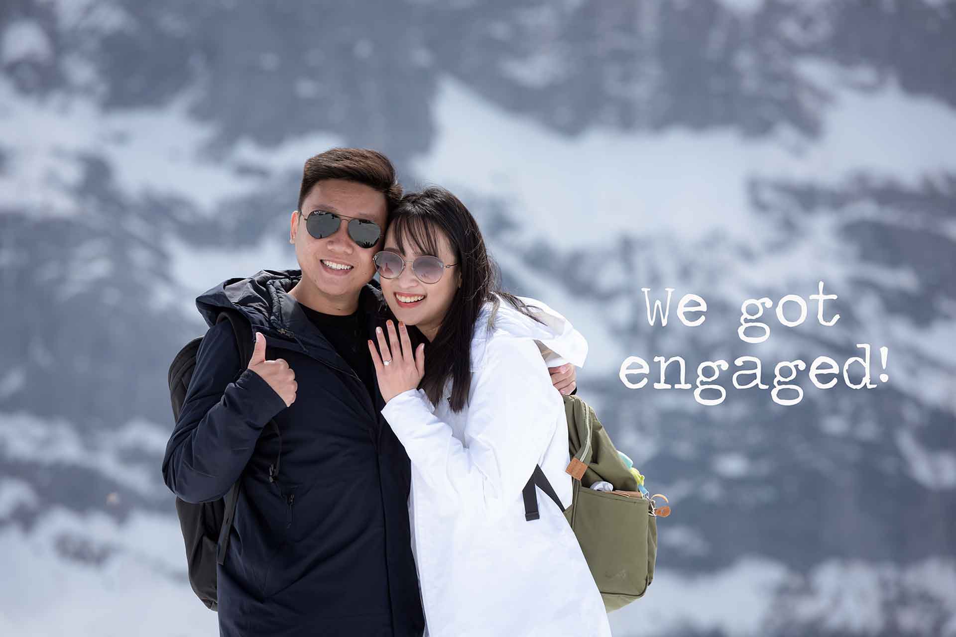 Surprise engagement in Grindelwald