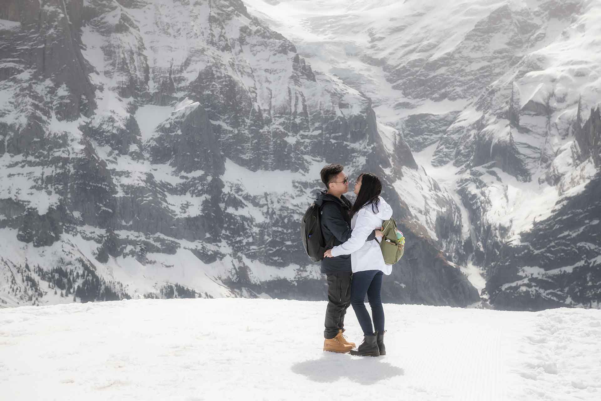 Surprise engagement in Grindelwald