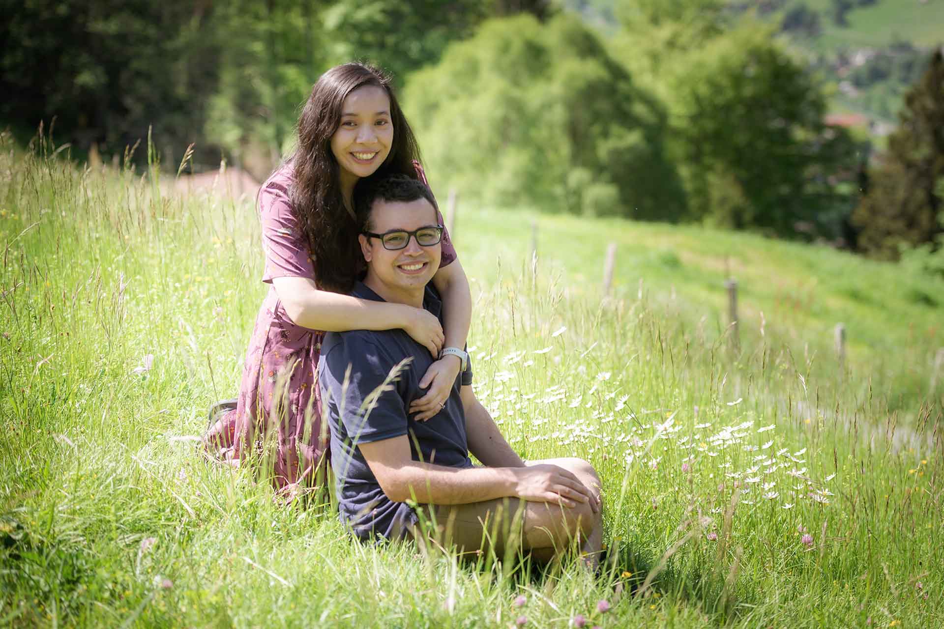 Couples photo shoot in Lauterbrunnen