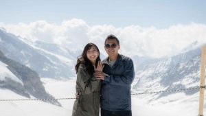 Surprise Engagement on the Jungfraujoch
