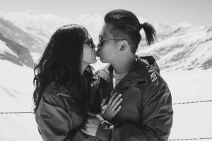 Surprise Engagement on the Jungfraujoch