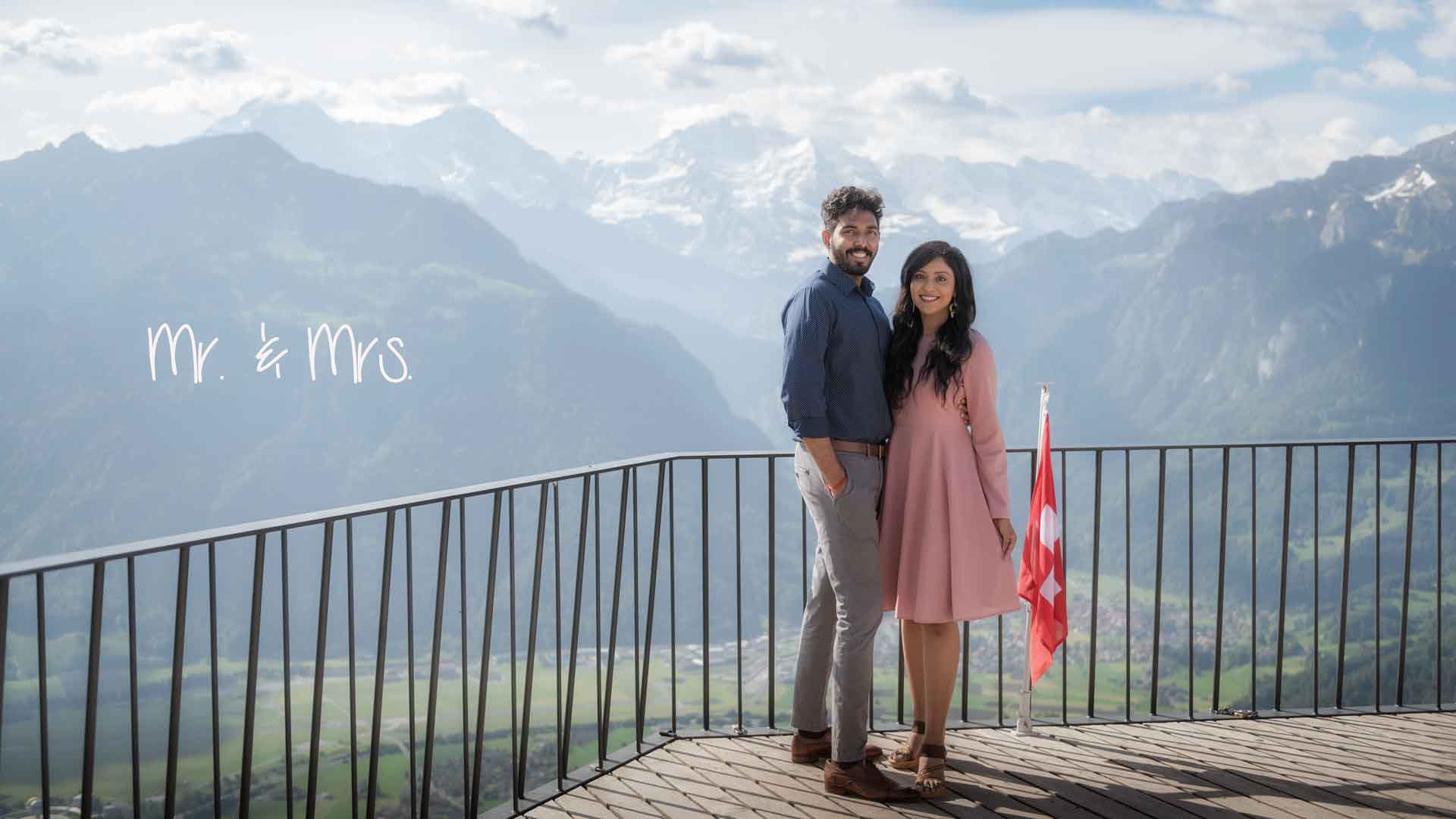 Honeymoon Photo Shoot in Interlaken