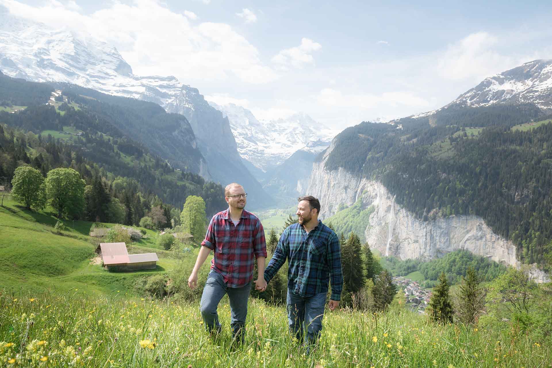 Surprise Engagement in Lauterbrunnen