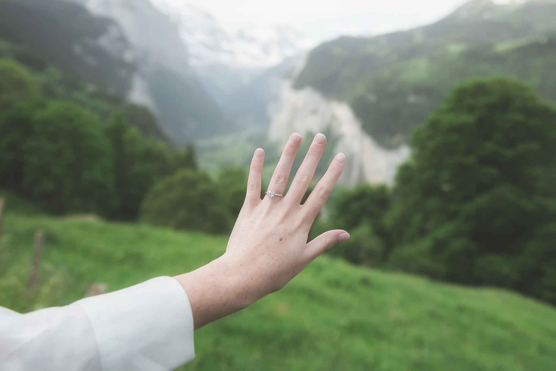 Surprise Engagement in Lauterbunnen