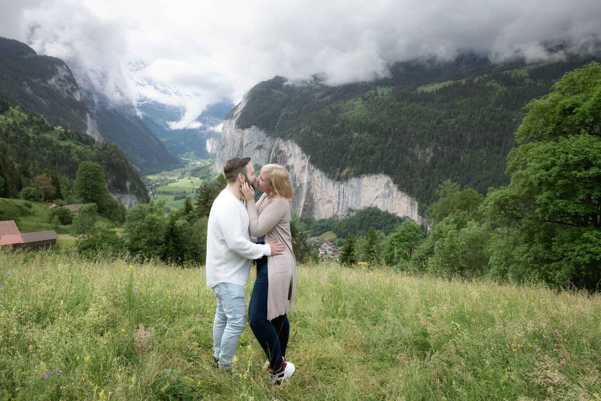 Surprise Engagement in Wengen