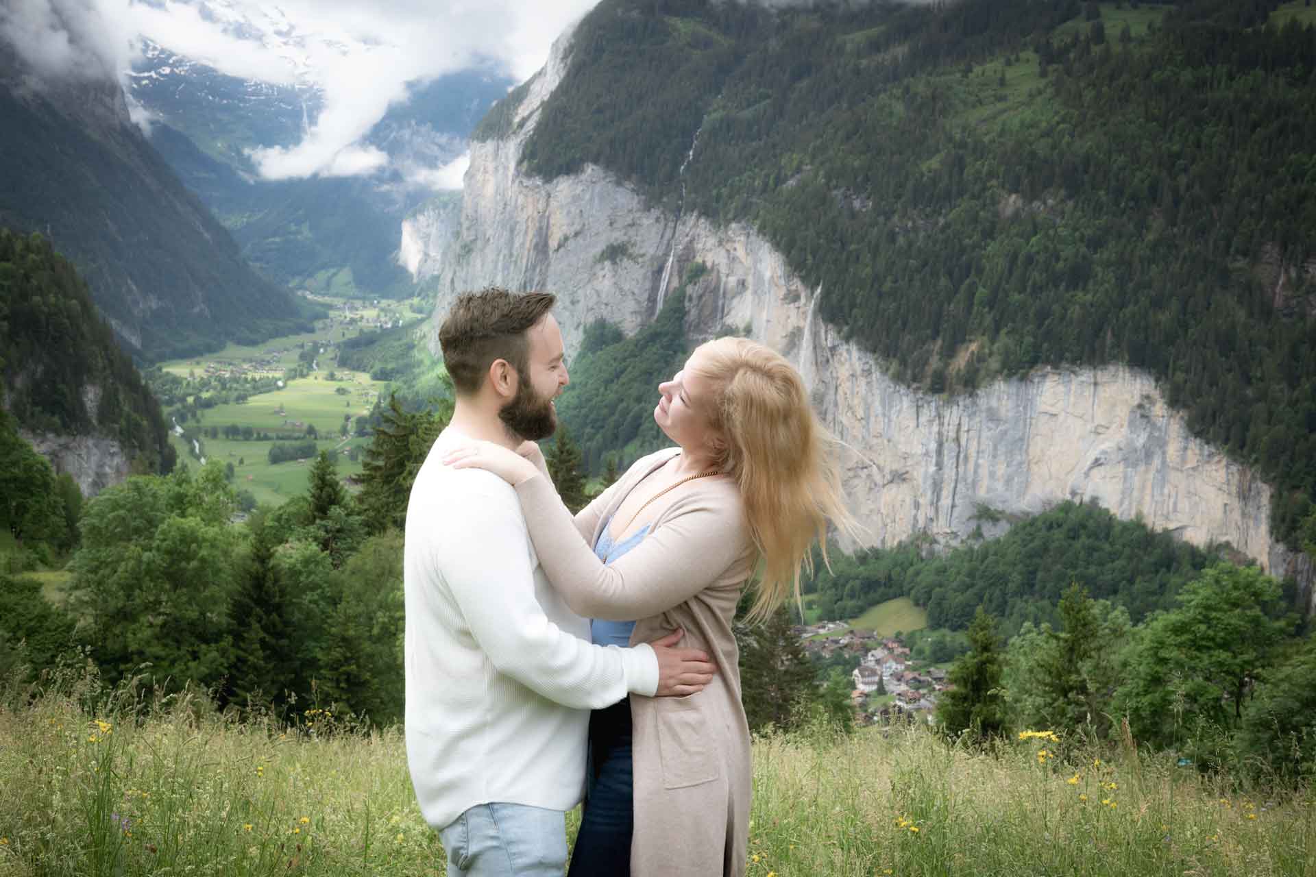 Surprise Engagement in Wengen