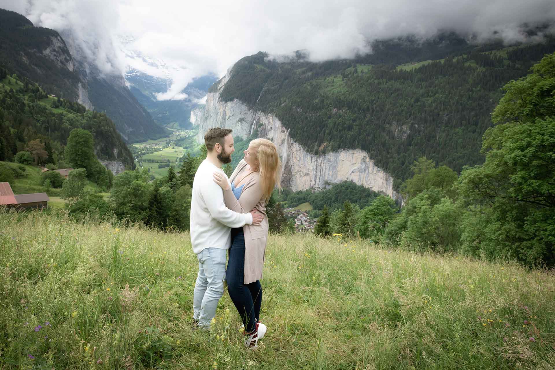 Surprise Engagement in Wengen