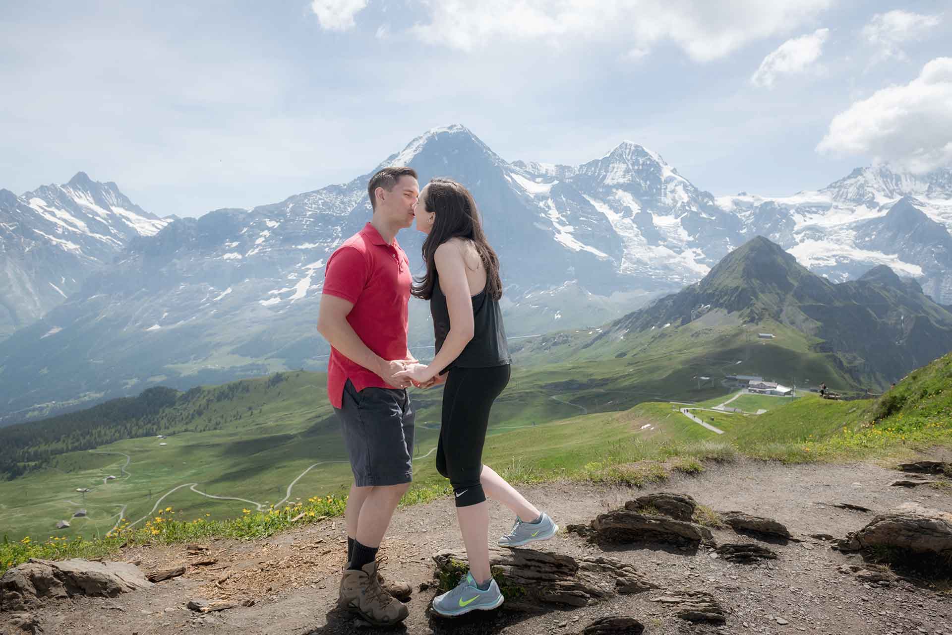 Surprise Engagement on Mannlichen Mountain