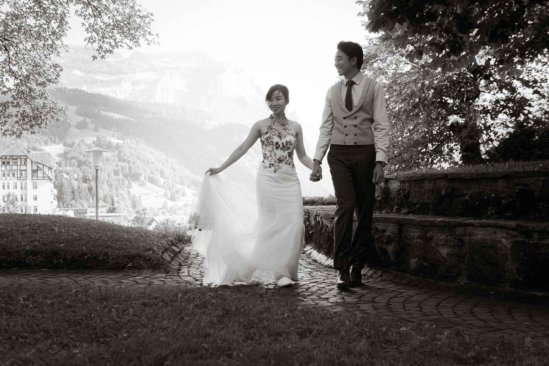 After Wedding Photo Shoot in Wengen