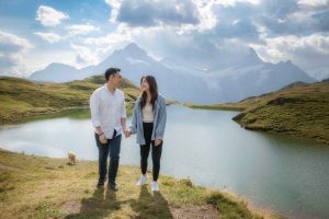 Surprise Engagement Bachalpsee Surprise engagement Bachalpsee