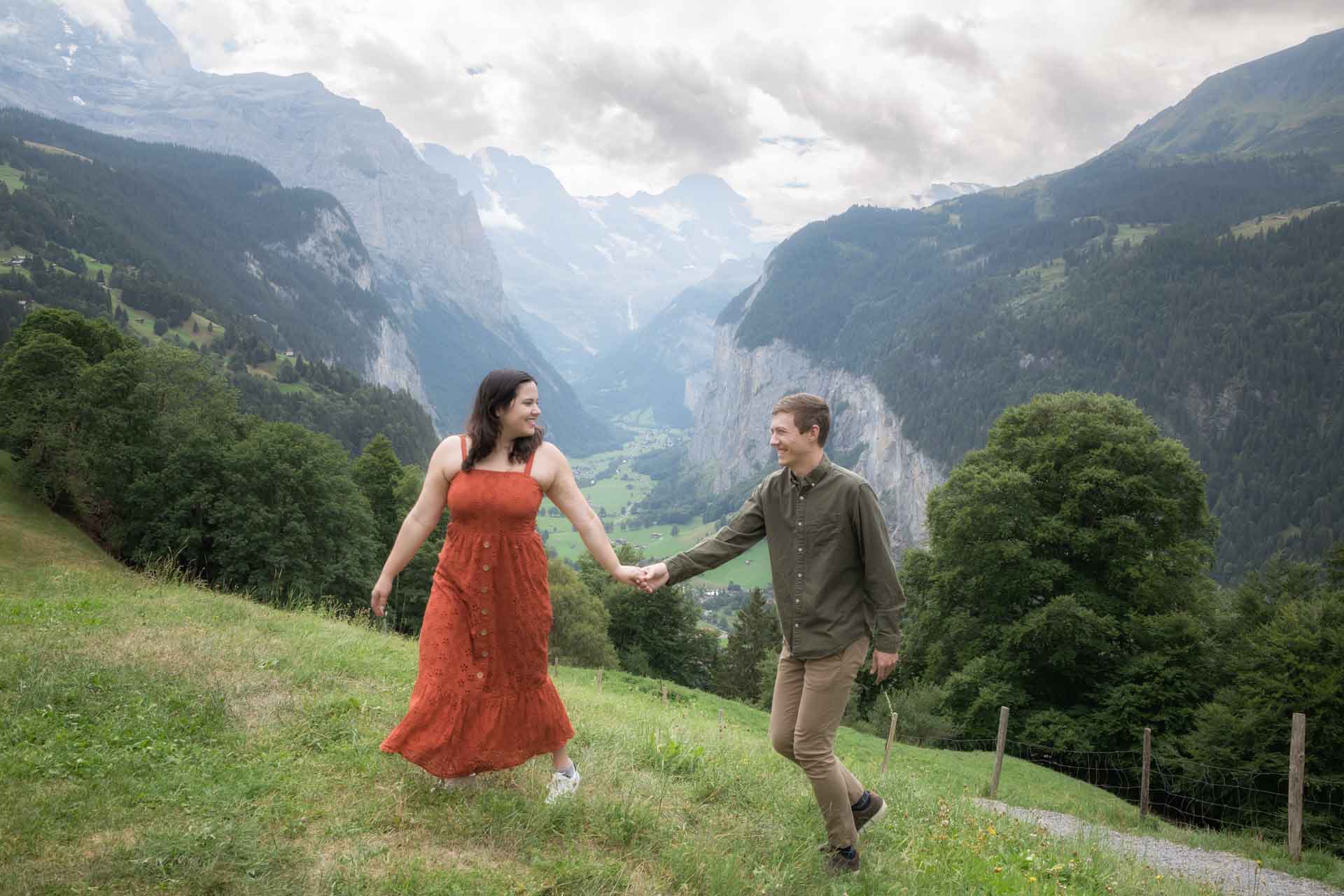 Surprise Engagement Lauterbrunnen