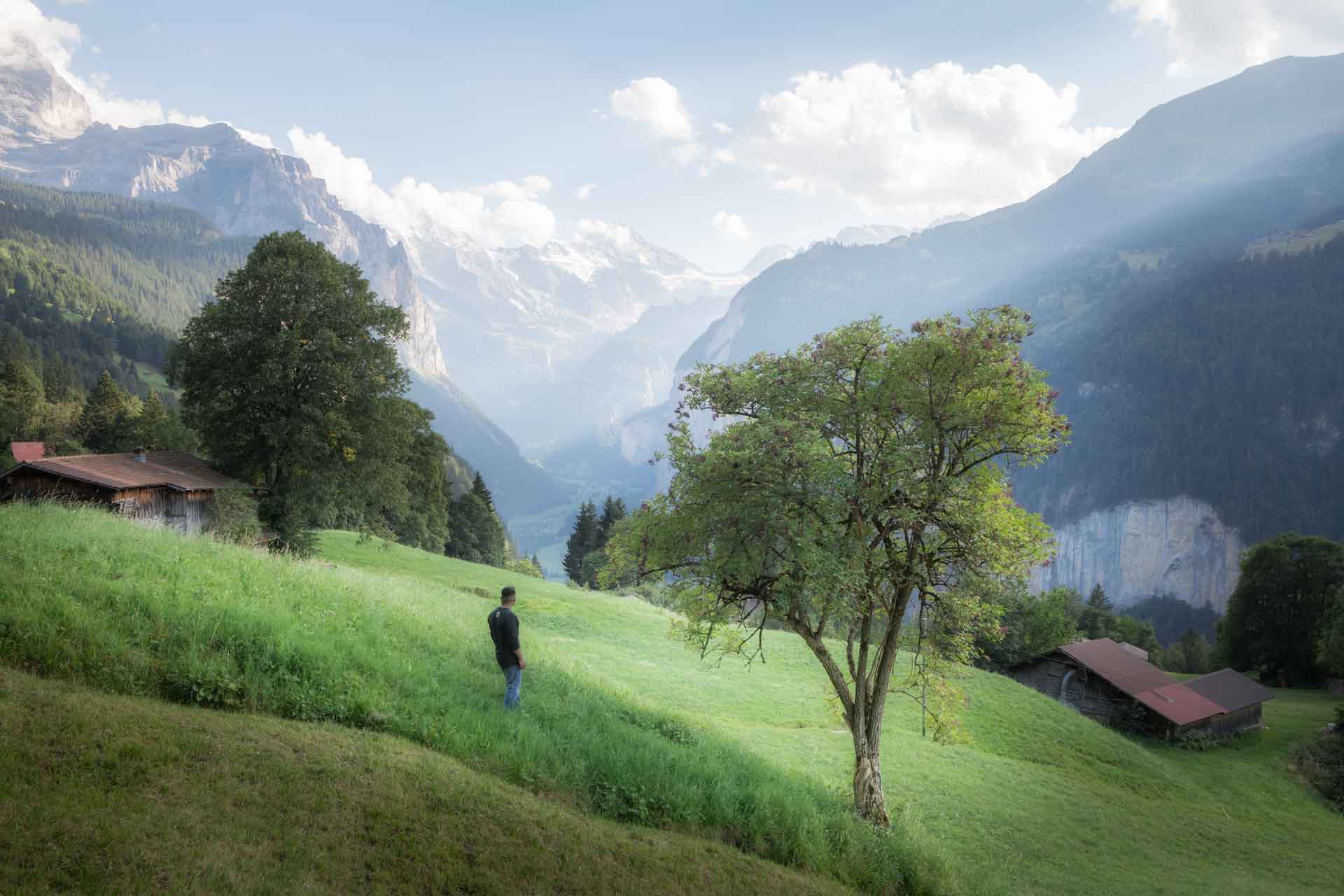 View of Lauterbrunnen Valley